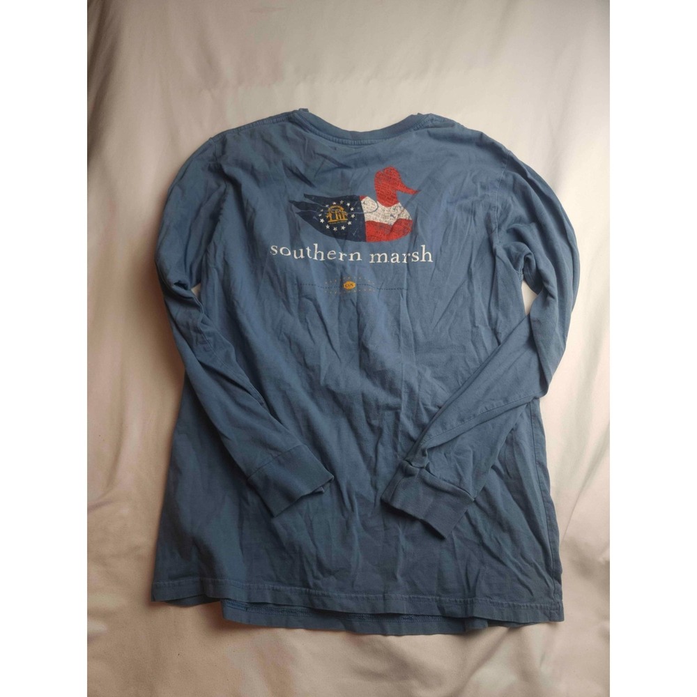 Southern Marsh Duck T-Shirt Mens M Blue Outdoor Lifestyle Classic Heritage